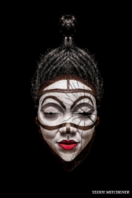 Disappearing Africa mask, Punu of Gabon, copyright Teddy Mitchener