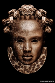 Disappearing Africa mask, Queen Idia of the Edo Empire, Nigeria, copyright Teddy Mitchener